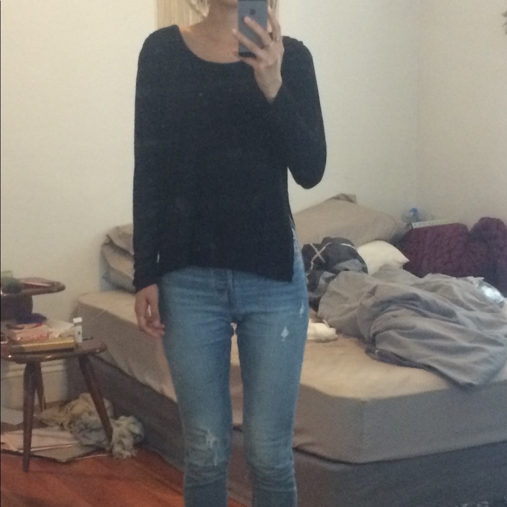 Cheap Monday Long sleeved black top